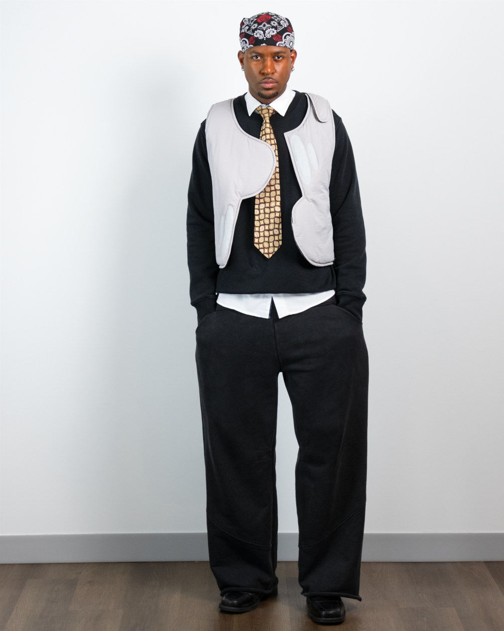 Puffer Vest, Unique Puffer Vest< Cross Puffer Vest