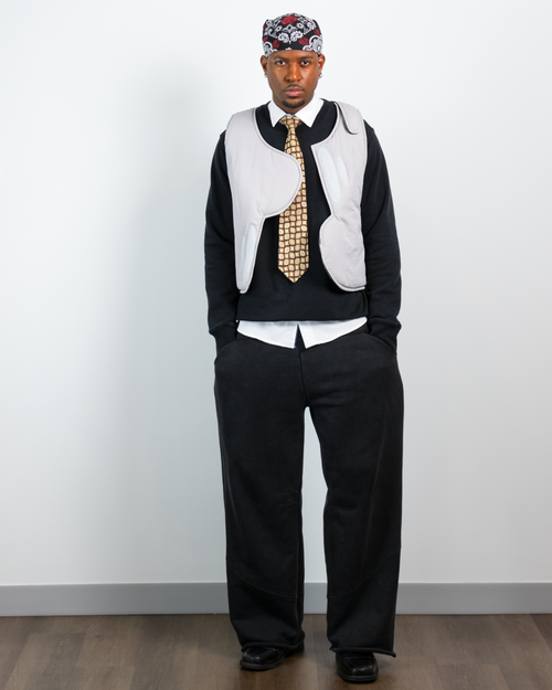 Puffer Vest, Unique Puffer Vest< Cross Puffer Vest