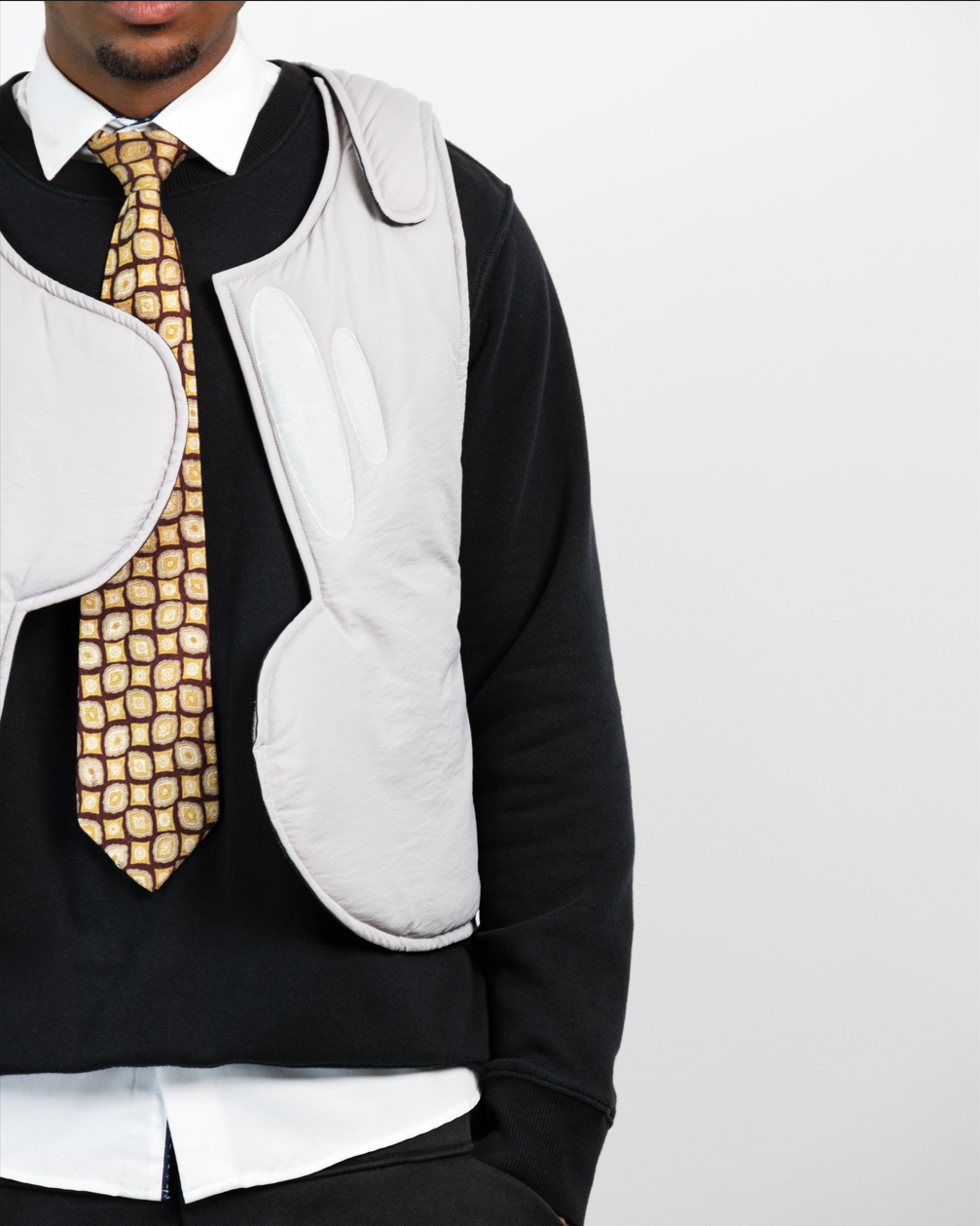 Puffer Vest, Unique Puffer Vest< Cross Puffer Vest