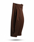 Side Pleated Trouser | Loam