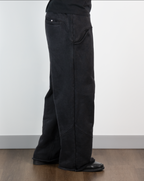 Baggy sweat pant, unisex sweat pant, streetwear sweat pant, formal sweat pants, unique sweat pants, black sweat pant